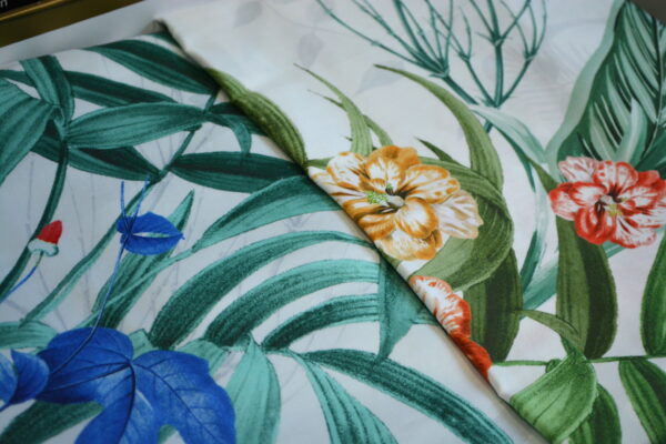 Постільна білизна TAC Satin Deluxe 200×220 см Aden Yesil - Image 3