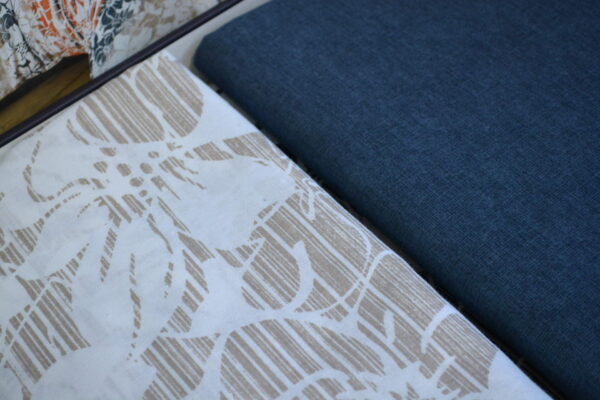 Комплект постільної білизни Bella Home Ranforse 200×220 см Flowers Lacivert - Image 3