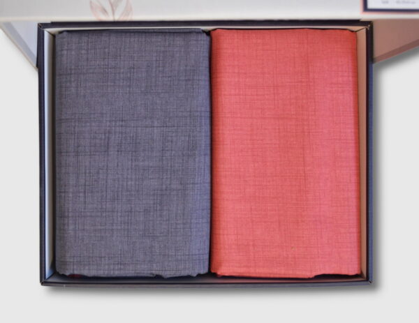 Комплект постільної білизни Bella Home Ranforse 200×220 см Purple-Kirmizi - Image 2