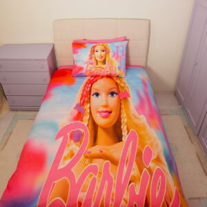Дитяча постільна білизна Kayra Ranforse 160×220 Barbie Cute
