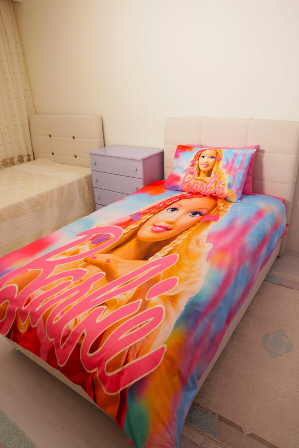 Дитяча постільна білизна Kayra Ranforse 160×220 Barbie Cute - Image 3