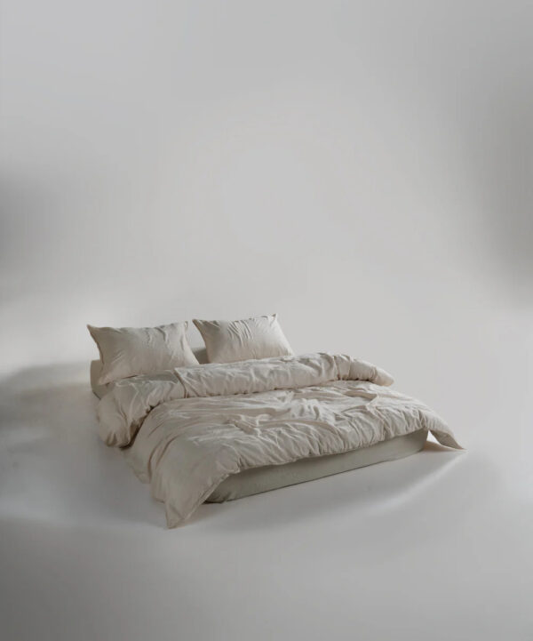 Постільна білизна Limasso Stonewashed 200 х 220 см Cassandra Cream - Image 7