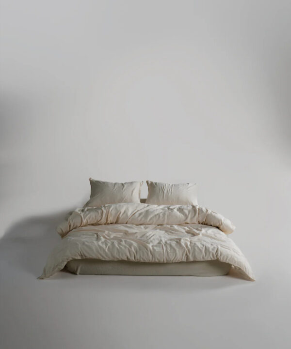 Постільна білизна Limasso Stonewashed 200 х 220 см Cassandra Cream - Image 5