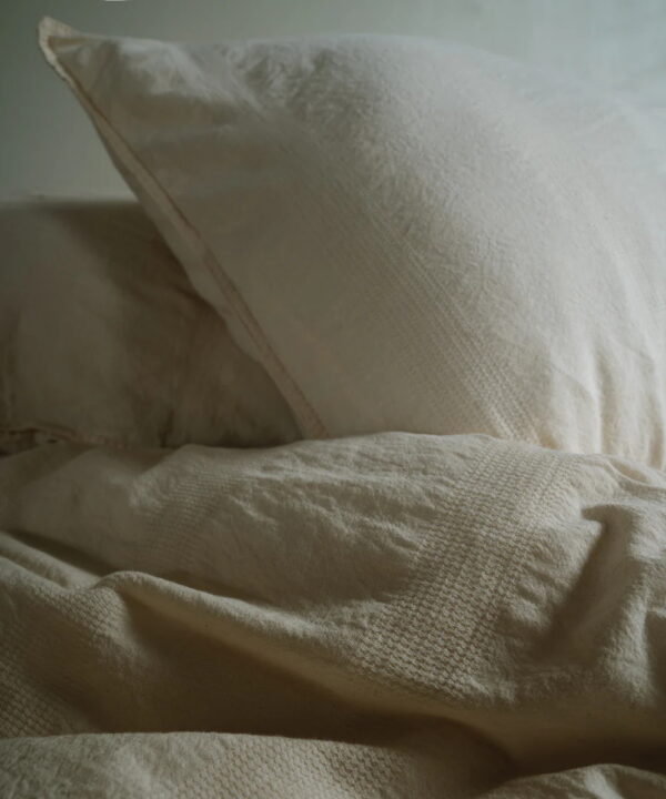 Постільна білизна Limasso Stonewashed 200 х 220 см Cassandra Cream - Image 3