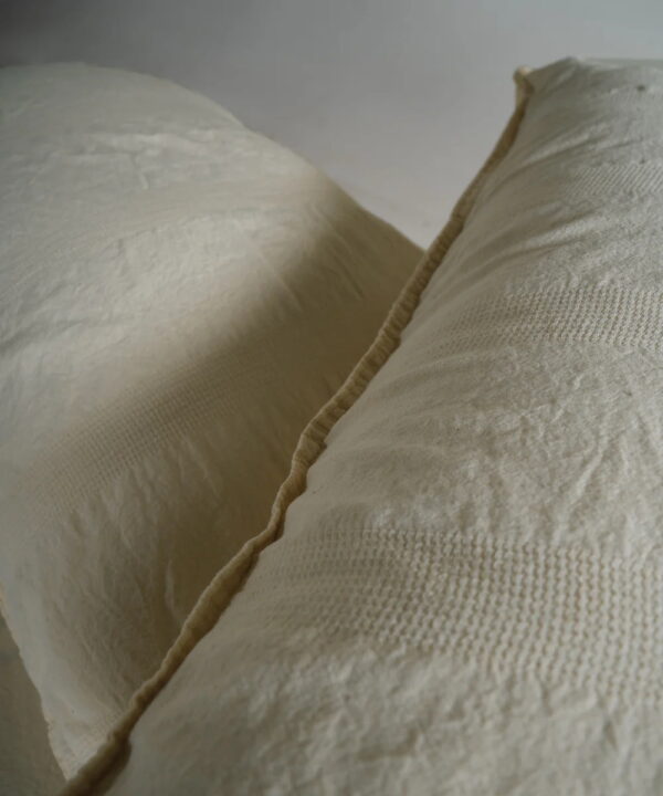 Постільна білизна Limasso Stonewashed 200 х 220 см Cassandra Cream - Image 2