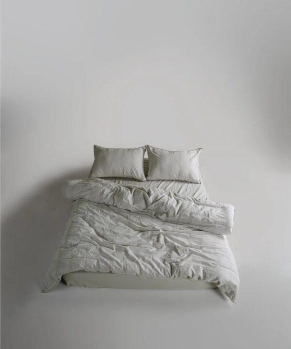 Постільна білизна Limasso Stonewashed 200 х 220 см Cassandra Natural Cream