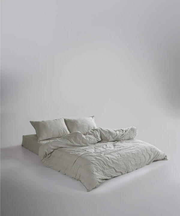 Постільна білизна Limasso Stonewashed 200 х 220 см Cassandra Natural Cream - Image 2