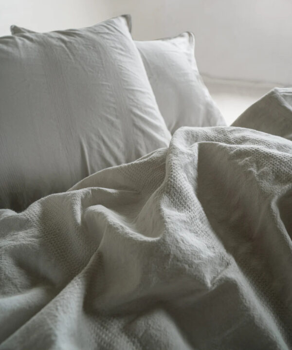Постільна білизна Limasso Stonewashed 200 х 220 см Cassandra Natural Cream - Image 6