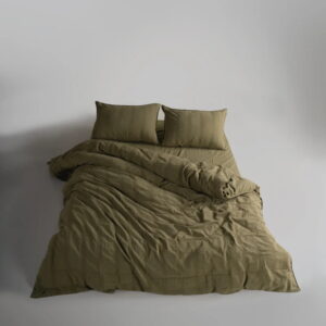 Постільна білизна Limasso Stonewashed 200 х 220 см Cassandra Olive