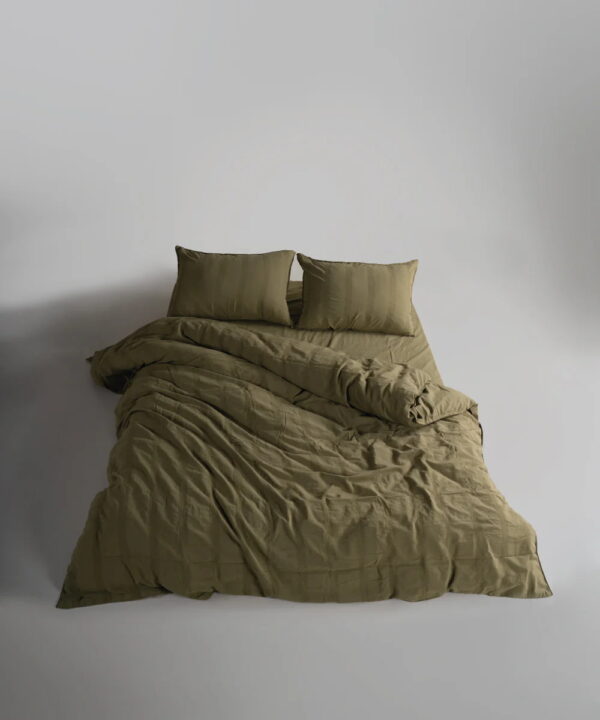 Постільна білизна Limasso Stonewashed 200 х 220 см Cassandra Olive