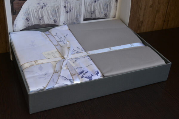 Постільна білизна First Choice Cotton Satin 200 х 220 см Leena Lilac - Image 3