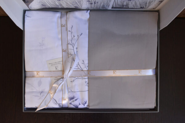 Постільна білизна First Choice Cotton Satin 200 х 220 см Leena Lilac - Image 5