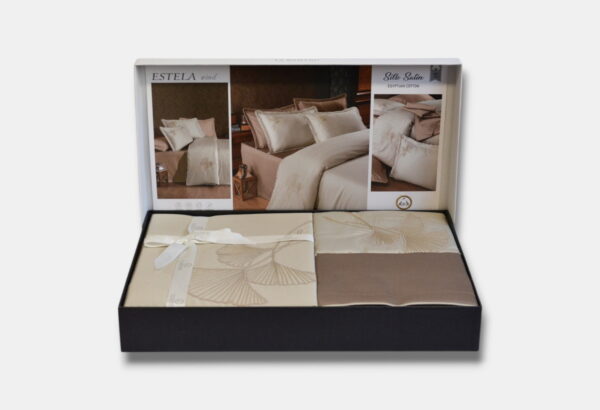 Постільна білизна La Romano Silk Satin 200×220 см Estela Wind - Image 5