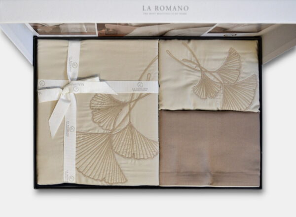 Постільна білизна La Romano Silk Satin 200×220 см Estela Wind - Image 6