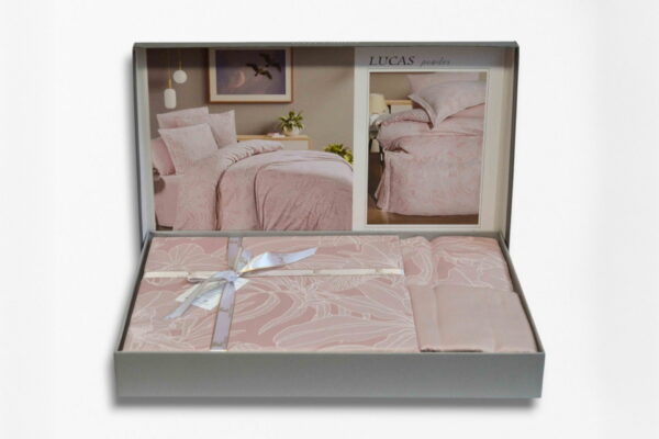 Постільна білизна First Choice Cotton Satin 200 х 220 см Lucas Powder - Image 5
