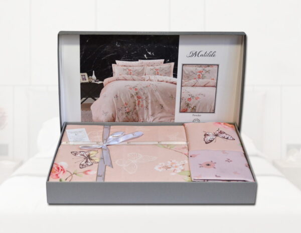 Постільна білизна First Choice Cotton Satin 200 х 220 см Matilde Powder - Image 2