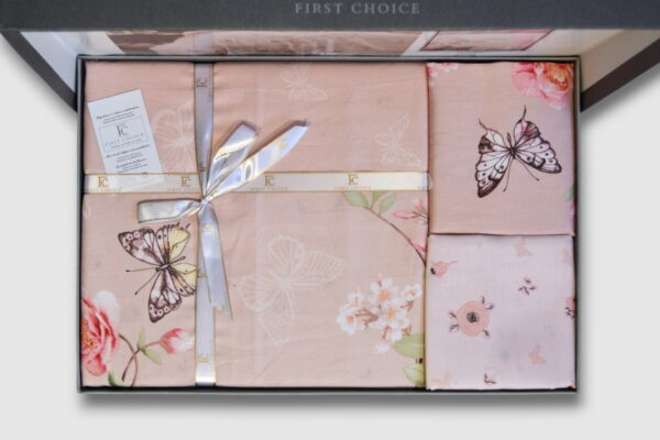 Постільна білизна First Choice Cotton Satin 200 х 220 см Matilde Powder - Image 3