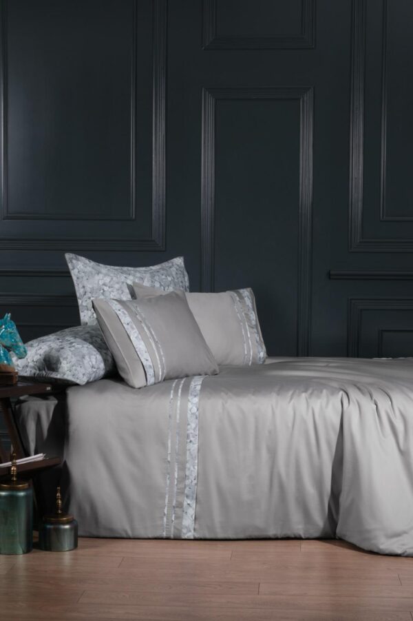 Постільна білизна La Romano Silk Satin 200×220 см Florence Ash