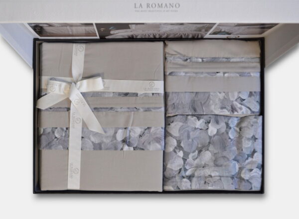 Постільна білизна La Romano Silk Satin 200×220 см Florence Ash - Image 3