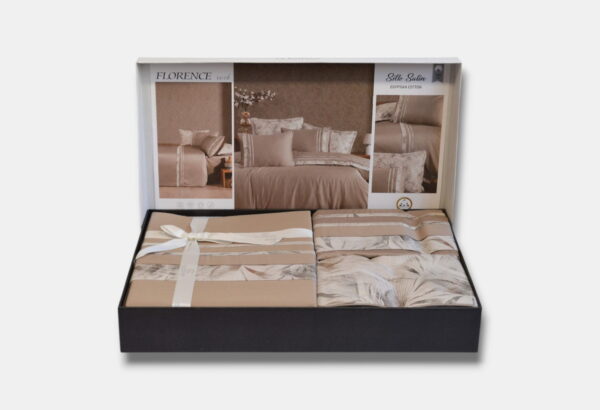 Постільна білизна La Romano Silk Satin 200×220 см Florence Rock - Image 2