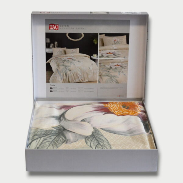 Постільна білизна TAC Satin 200×220 cм Frida - Image 3