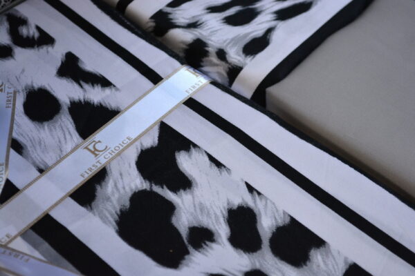 Постільна білизна First Choice Cotton Satin 200 х 220 см Leopard Black - Image 5