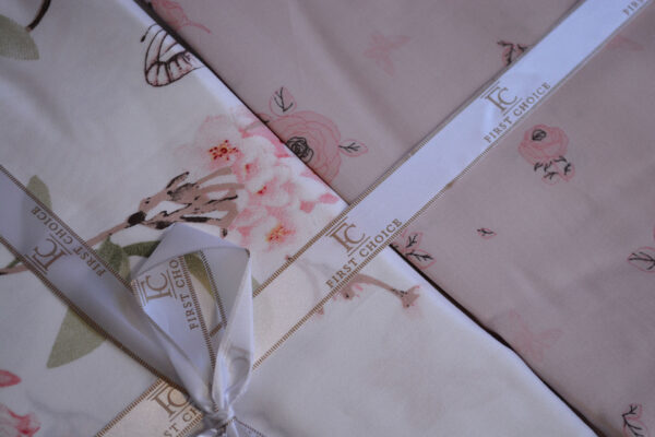 Постільна білизна First Choice Cotton Satin 160 х 220 см сімейний Matilde White - Image 3