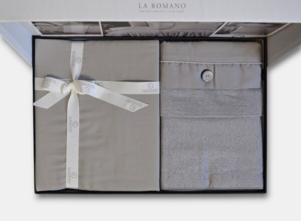 Постільна білизна La Romano Silk Satin 200×220 см Myron Ash - Image 5