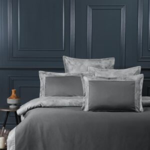 Постільна білизна La Romano Silk Satin 200×220 см Rivano Steelgrey