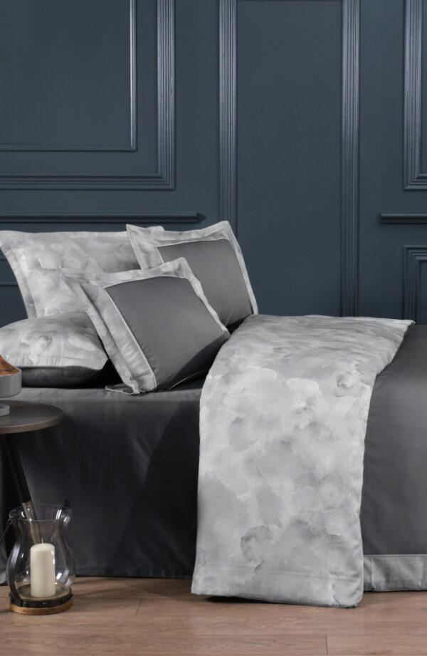 Постільна білизна La Romano Silk Satin 200×220 см Rivano Steelgrey - Image 2