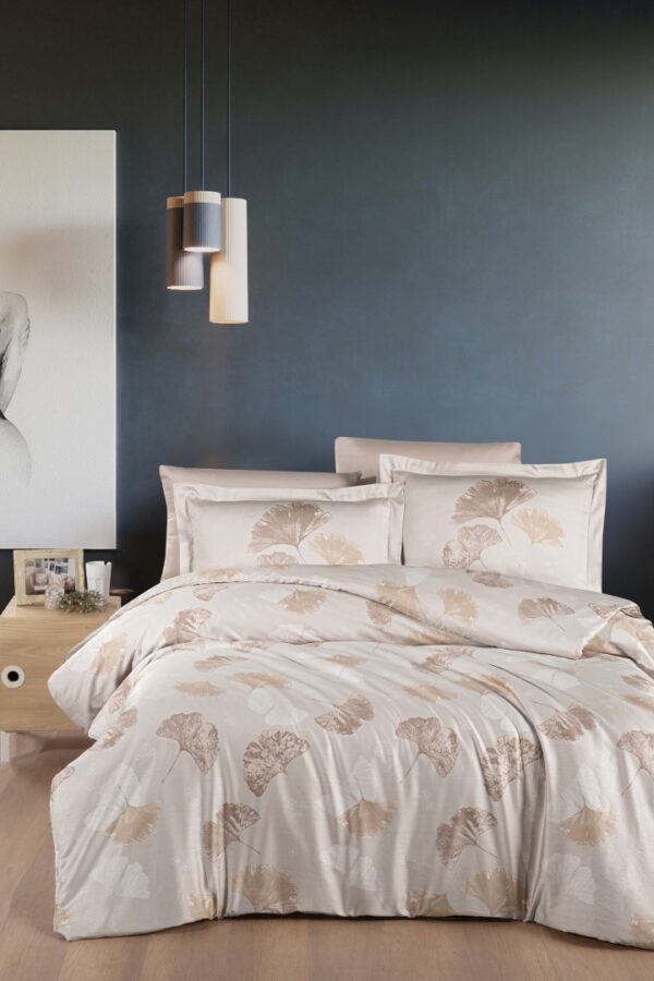 Постільна білизна First Choice Cotton Satin 200 х 220 см Sofira Beige