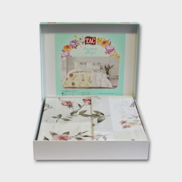 Постільна білизна TAC Ranforse 200×220 см Sandra - Image 2