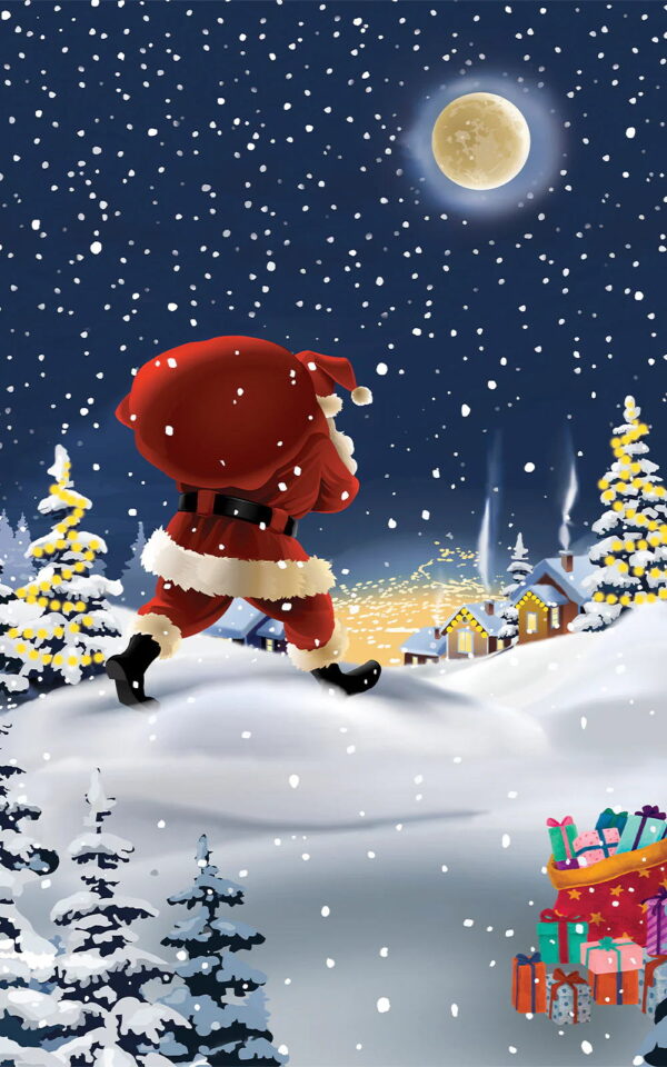 Комплект постільної білизни Charlotte New Year 160×220 см Snowy Christmas - Image 3