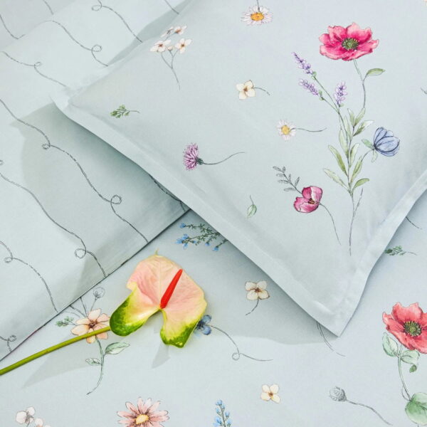Постільна білизна TAC Reborn Organic Satin 200×220 cм Solene - Image 2