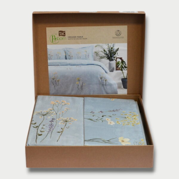 Постільна білизна TAC Reborn Organic Satin 200×220 cм Solene - Image 5