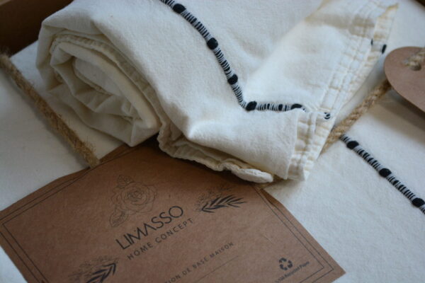 Постільна білизна Limasso Stonewashed 160 х 220 см Vilniuss Snow White - Image 5