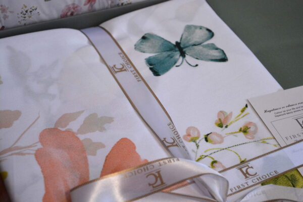 Постільна білизна First Choice Cotton Satin 200 х 220 см Alice Green - Image 4