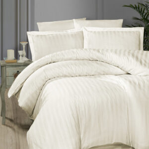 Постільна білизна First Choice Cotton Satin 200 х 220 см Broad Line Cream