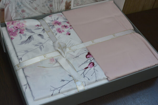 Постільна білизна First Choice Cotton Satin 200 х 220 см Leena Powder - Image 3