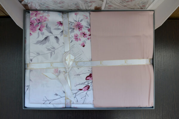 Постільна білизна First Choice Cotton Satin 200 х 220 см Leena Powder - Image 5