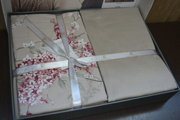 Постільна білизна First Choice Cotton Satin 160 х 220 см сімейна Wisteria Powder - Image 3