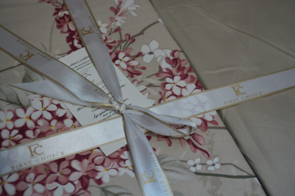 Постільна білизна First Choice Cotton Satin 160 х 220 см сімейна Wisteria Powder - Image 4