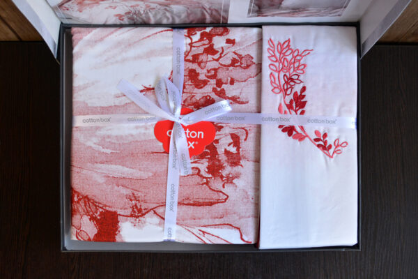 Комплект постільної білизни Cotton Box Elite Saten 200×220 Gules Kirmizi - Image 6