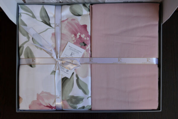 Постільна білизна First Choice Cotton Satin 200 х 220 см Serra Powder - Image 5
