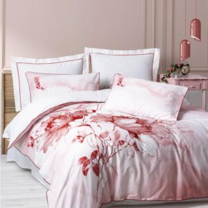 Комплект постільної білизни Cotton Box Elite Saten 200×220 Gules Kirmizi
