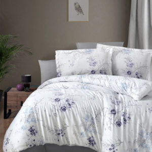Постільна білизна First Choice Cotton Satin 200 х 220 см Leena Lilac