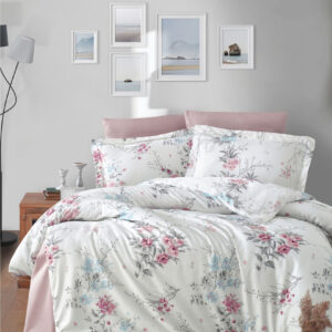 Постільна білизна First Choice Cotton Satin 200 х 220 см Leena Powder