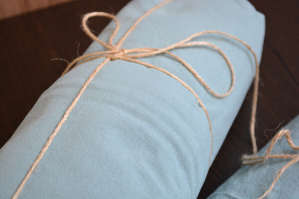 Дитяча постільна білизна Limasso Stonewashed STD Ranforse Baby 100х150 см Mineral Blue - Image 5
