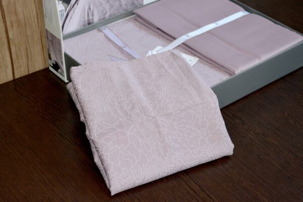 Постільна білизна First Choice Cotton Satin 200 х 220 см Neva Lavender - Image 4