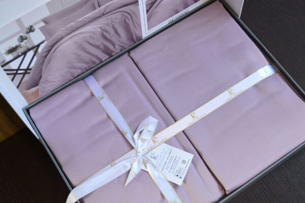 Постільна білизна First Choice Cotton Satin 200 х 220 см Snazzy Lavender - Image 3